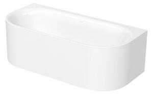 Bette BetteLux Oval I Silhouette - Vaňa ku stene 1700x800 mm, BetteGlaze Plus, biela 3415-000CWVVS,PLUS