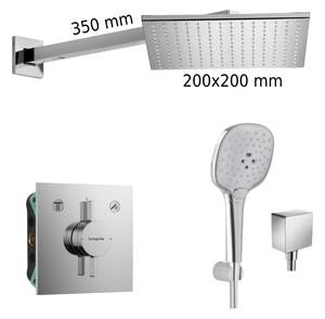 HG Set 8 - Sprchový systém pod omietku, komplet - zmiešavacia batéria, chróm