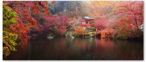 Obraz na plátně Japonská krajina Příroda - 90x30 cm