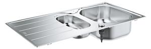 GROHE K200 - Nerezový kuchynský drez, kartáčovaná nerezová oceľ 31564SD1