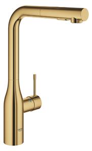 GROHE Essence Professional - Páková drezová batéria s vyťahovacou sprškou, Cool Sunrise 30504GL0