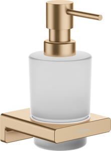 Hansgrohe AddStoris Q - Dávkovač tekutého mydla, kartáčovaný bronz 41745140