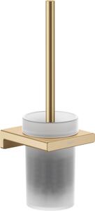 Hansgrohe AddStoris Q - Držiak na WC kefu nástenný, kartáčovaný bronz 41752140