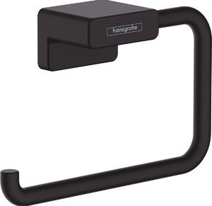 Hansgrohe AddStoris Q - Držiak na toaletný papier bez krytky, čierna matná 41771670
