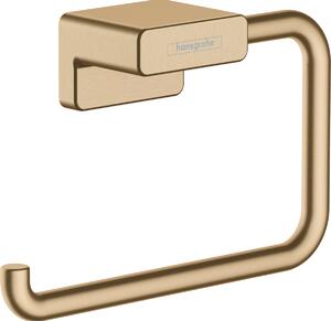 Hansgrohe AddStoris Q - Držiak na toaletný papier bez krytky, kartáčovaný bronz 41771140