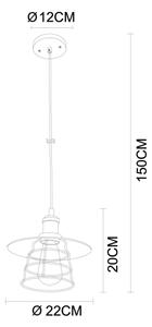 Globo 15086H - Luster VIEJO 1xE27/60W/230V