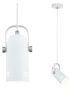 Paulmann 79767 - LED 1xE27/8W Luster na lankách LAVEA 230V biela