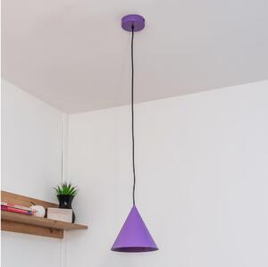 Závesný luster ETNA II 1xE27/15W/230V, priemer 18,5 cm, fialový