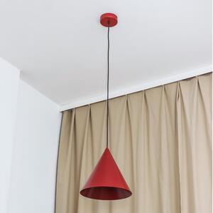 Závesný luster ETNA II 1xE27/15W/230V pr. 25 cm červený