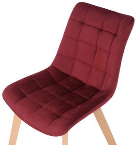 Jedálenská stolička Alessina červená