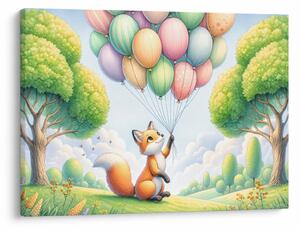 Obraz – Šťastná líška (70x50 cm)