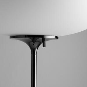 GUBI Stemlite stojaca lampa čierno-chrómová 110 cm