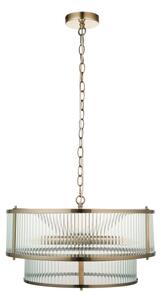 Endon 110944 - Závesný luster na reťazi RIDGETON 5xE14/6W/230V mosadz