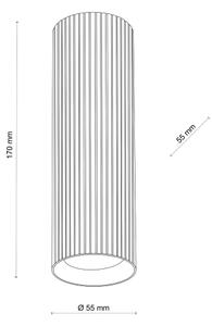 Bodové svietidlo TUNE M 1xGU10/10W/230V 17 cm biele