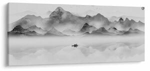Obraz - Japonské jazero (120x50 cm)