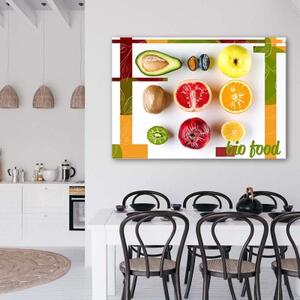 Obraz na plátně Čerstvé ovoce Ovoce - 60x40 cm