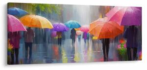 Obraz - Daždivý deň (120x50 cm)