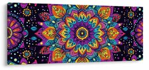 Obraz - Kaleidoskopická mandala (120x50 cm)