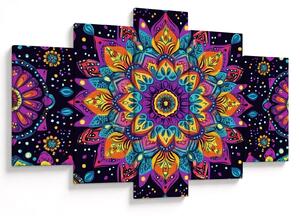 Obraz - Kaleidoskopická mandala (150x105 cm)