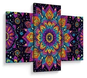 Obraz - Kaleidoskopická mandala (90x60 cm)