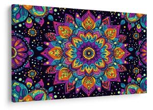 Obraz - Kaleidoskopická mandala (90x60 cm)