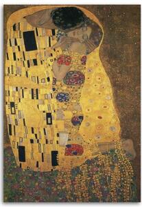 Obraz na plátně REPRODUKCE Gustav Klimt - Polibek - 40x60 cm