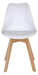 Biela jedálenská stolička Isora