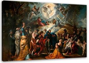 Obraz na plátně REPRODUKCE Proměnění Páně - Rubens - 100x70 cm
