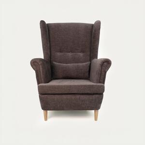 Kreslo FOSSBY hnedé 970039