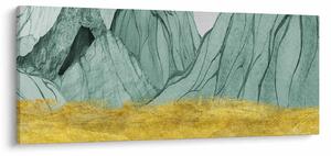 Obraz - Smaragdové hory N⁰1 (120x50 cm)
