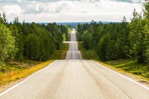 Fotografia Seesaw road in Finland, Marc Espolet Copyright