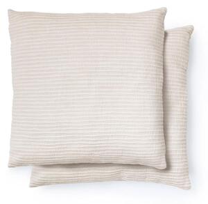 MUZZA Set dvoch povlakov na vankúš Divin 50 x 50 cm béžový