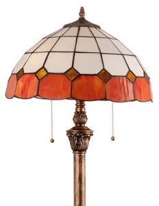 Brilagi - Tiffany vitrážová stojacia lampa SIENNA 2xE27/60W/230V