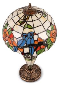 Brilagi - Tiffany vitrážová stolná lampa JUNGLE 1xE27/60W/230V + 1xE14/40W