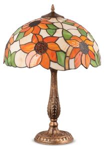 Brilagi - Tiffany vitrážová stolná lampa SUNFLOWER 2xE27/60W/230V