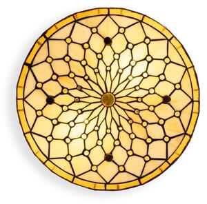 Brilagi - Tiffany vitrážové stropné svietidlo IVORY 3xE27/60W/230V priemer 40 cm
