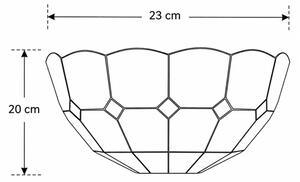 Brilagi - Tiffany vitrážové nástenné svietidlo SIENNA 1xE14/40W/230V