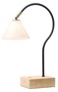 Halo Design - Question Prenosné Stolová Lampa Čierna Antique/Mosadz Opál