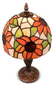 Brilagi - Tiffany vitrážová stolná lampa SUNFLOWER 1xE27/60W/230V