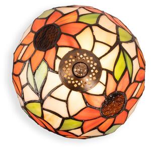 Brilagi - Tiffany vitrážová stolná lampa SUNFLOWER 1xE27/60W/230V