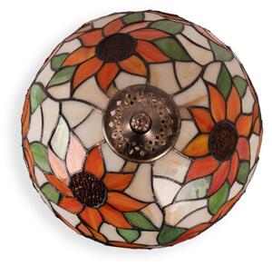 Brilagi - Tiffany vitrážová stolná lampa SUNFLOWER 1xE27/60W/230V