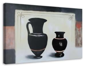 Obraz na plátně Zátiší Váza Džbány - 100x70 cm