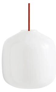 HAY - Buoy Glass 200 Závěsná Lampa Opal/Rusty Red
