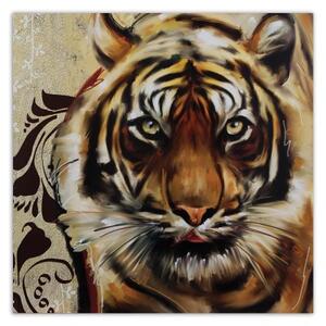 Obraz na plátně Tygr Afrika Zvířata - 30x30 cm