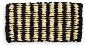 HAY - Coco Stripe Wide Rohožka na Dvere Čierna /Biela