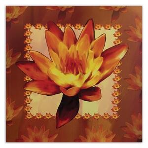 Obraz na plátně Vodní lilie Květiny Příroda - 30x30 cm