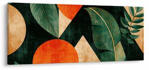 Obraz - Geometrické prírodné motívy II. (120x50 cm)