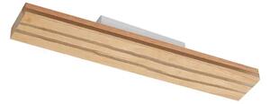Lucande - Silja LED Stropné Lampa Drevo