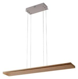 Lucande - Silja LED Závěsná Lampa Drevo