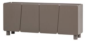 Hnedá komoda z borovicového dreva 200x85x45 cm Root – WOOOD